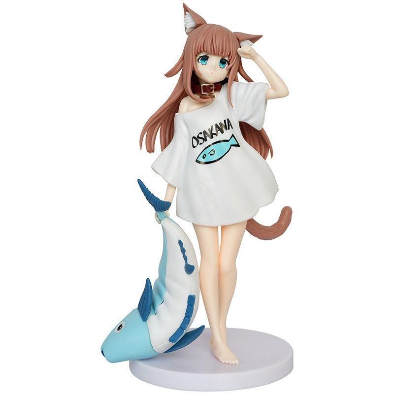 

Мультяшная кукла «Мой кот — милая девушка», модель Кинако, игрушка Brinquedos, коллекционная фигурка белый