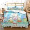 Cartoon Sumikko Gurashi Anime Niedliche Bettbezug Lustiges Kawaii Bettwäsche-Set Weicher Bettdeckenbezug und Kissenbezug Einzel_Doppel_Queen_King