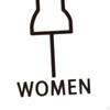 Acrylic Bathroom Door Accessories Restroom Washroom Toilet Symbol Signage Identification Sign for