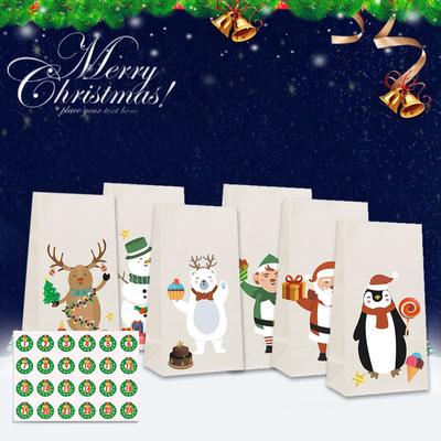 DIY Christmas Sticker Bag Children Gift Bag Handmade Crafts