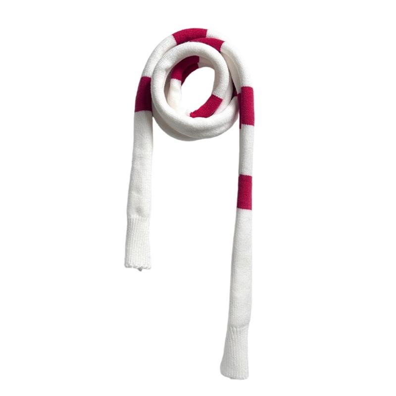 

Knit Skinny Scarf For Women Neckerchief Hangbag Handle Wrap for Women Handbag Wrap Handle Belt Choker