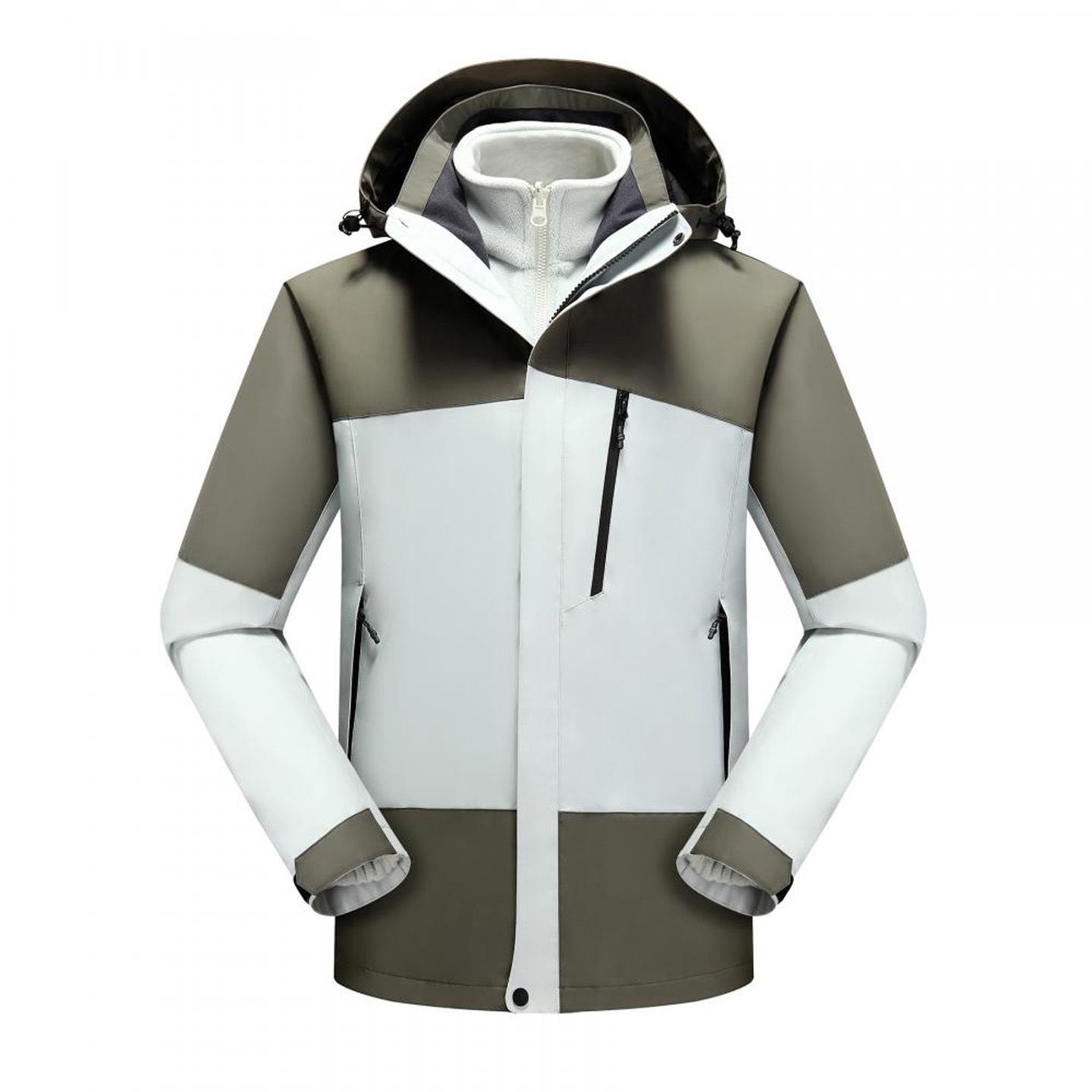 

Premium Windproof 3-in-1 Jacket for Hiking, Travel, Work, and Skiing - Customizable as a Uniform 4XL