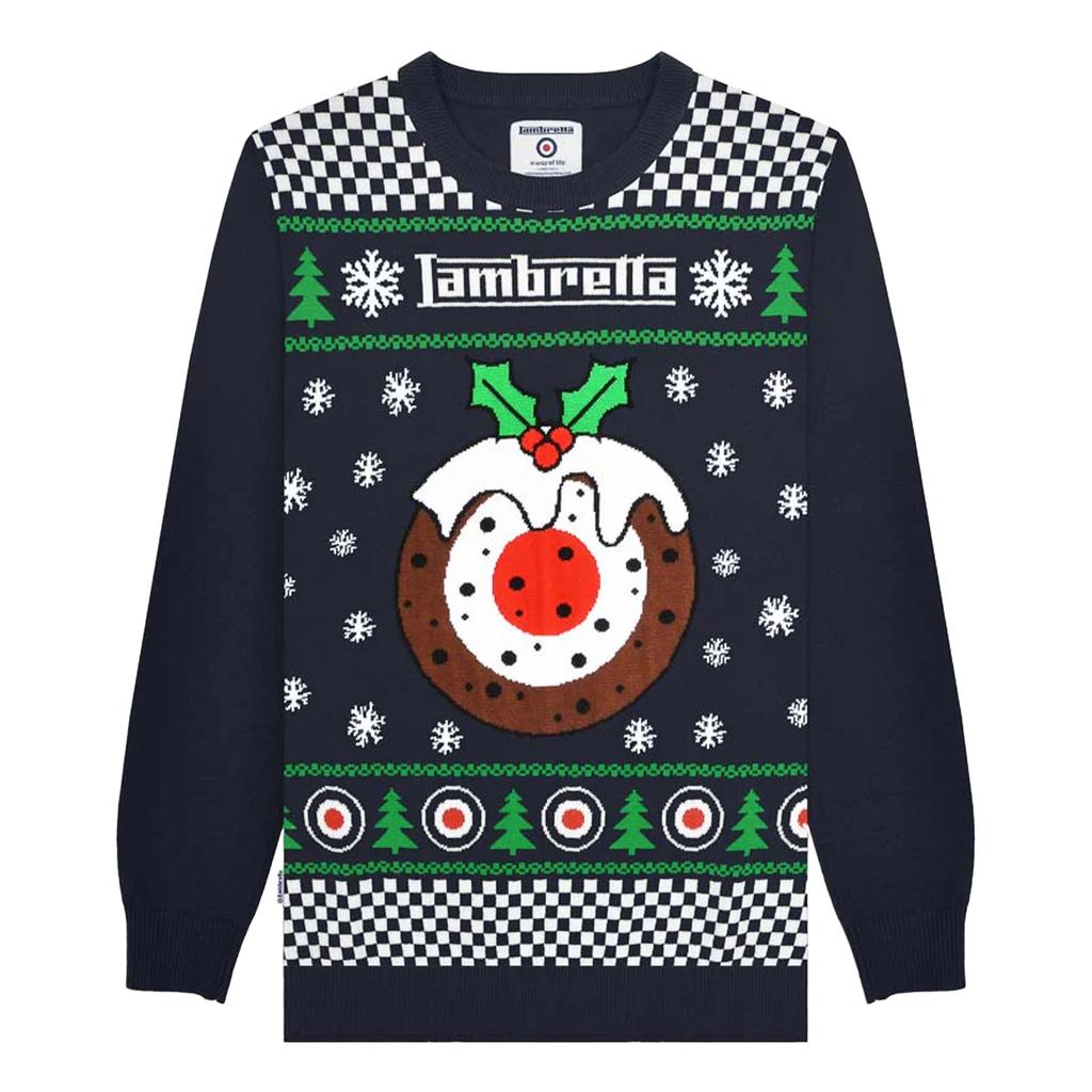 Lambretta Mens AW25 Target Christmas Jumper