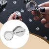 Jeweler Loupe Magnifier Foldable Pocket Handheld Glass Lens Metal Structure Portable and