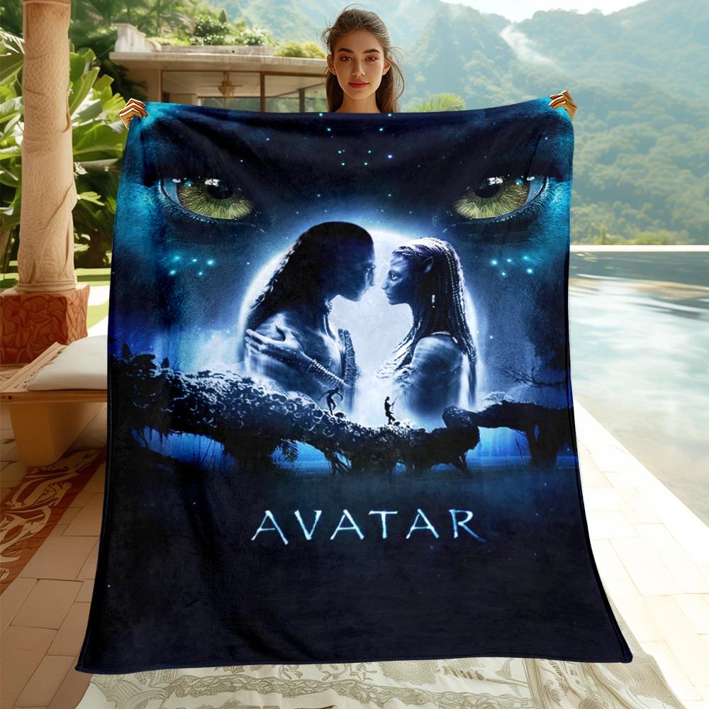 Avatar Movie HD Printed Flannel Thin Blanket.Four Season Blanket.for Sofa,beds,living Rooms,travel Picnic Blanket Gifts