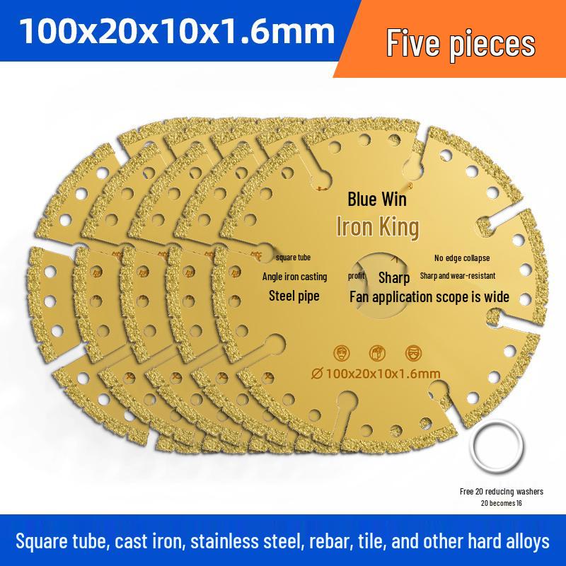 Stainless Steel Angle Grinder Disc: Iron Cutter, Metal Saw, Diamond Grinding Wheel, Tile Grooving