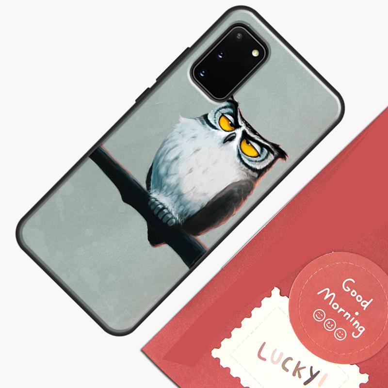Süße Eule Cartoon Handyhülle Für Samsung Galaxy S23 S26 Ultra S20 S21 S22 S24 S25 Plus S10 S25 FE Hülle Schale