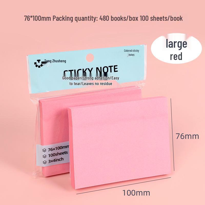 Heart-Shaped Colorful Sticky Notes for Students - Creative Index Memo Pads