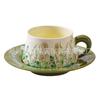 French Retro Coffee Cups And Saucers, High-End Exquisite Latte Cups, Couples' Pairs Of Cups, Wedding Gifts, Ceramic Afternoon Tea Cups