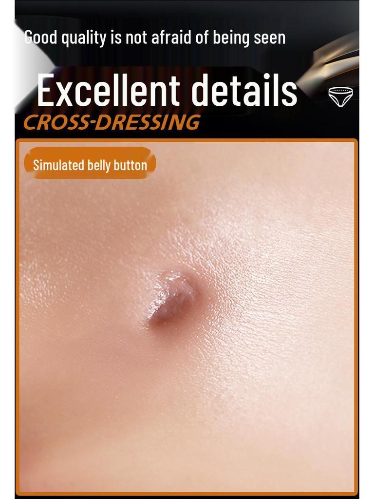 Dlouhé silikonové kalhotky Vagina pro lesby - Měkká nositelná intimní hračka