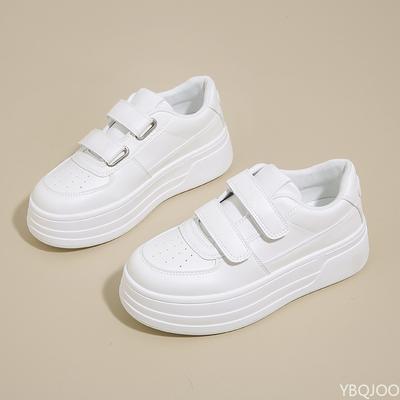 Spring Autumn New Sports Leisure White Shoes for Female Students Versatile Simple Comfortable Durable Board Shoes
