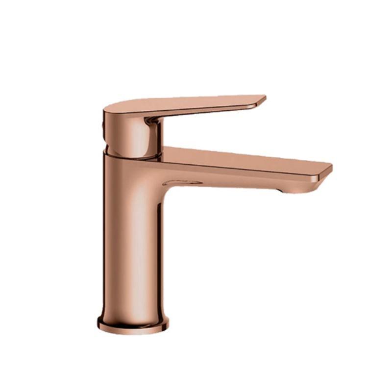 Basin Tap Grey Bathroom Faucet Deck Mounted Basin Faucet Stainless Steel Basin Mixer Tap (Rose Gold,Chrome)
