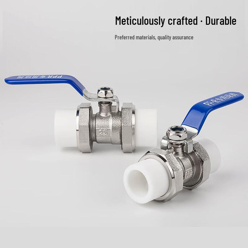 PPR Double Union Copper Ball Valve