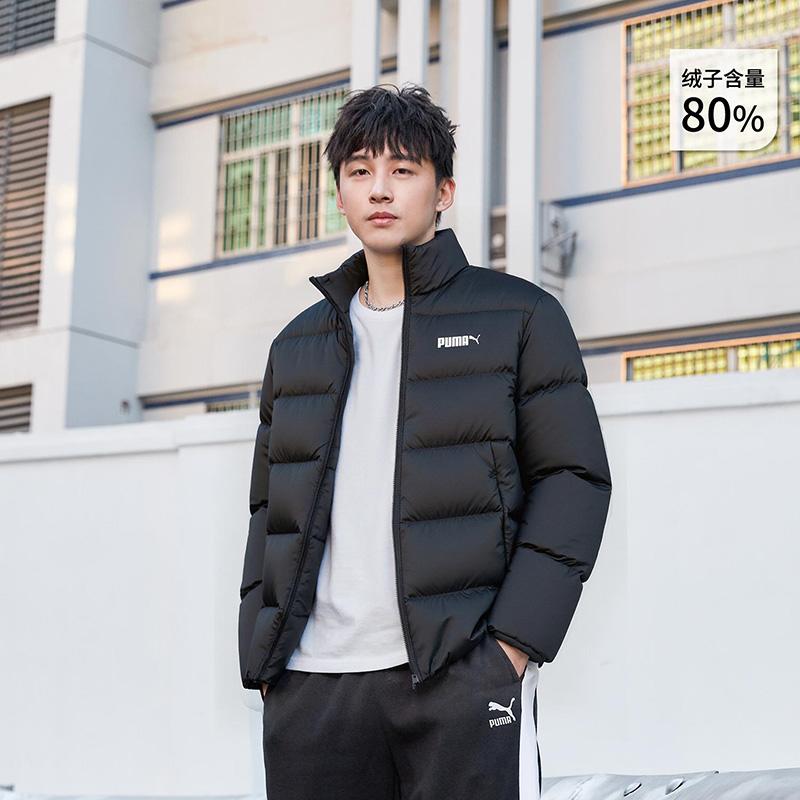 New PUMA Down Jackets Unisex Black 694695-01