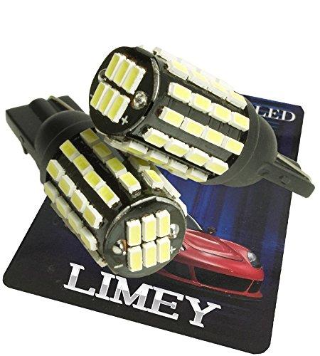 

LIMEY T10 T16 светодиодный габаритный фонарь двойного назначения, задний фонарь, белый, 6000 К, 400 лм, 3 Вт, суперяркий, 54 шт., неполярный, 12 В, транспортное средство, 2 шт.