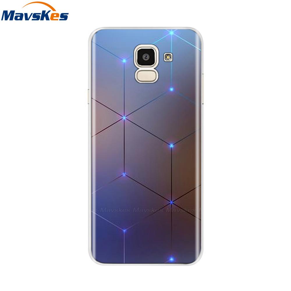 For Samsung Galaxy J6 2018 Case Soft TPU Silicone Back Cover sFor Coque Fundas Samsung J6 2018 J6 Plus 2018 Soft Phone Cases