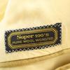 Hermes Made In Italy SUPER 100’s Tailored Jacket 50 Yellow Beige Blazer Men's Used