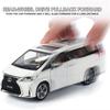 1/24 Scale Lexus LM300 Alloy Model Car, Pull Back Metal Collectible Toy Car with Light and Sound Toy Vehicle Door Can Be Opened