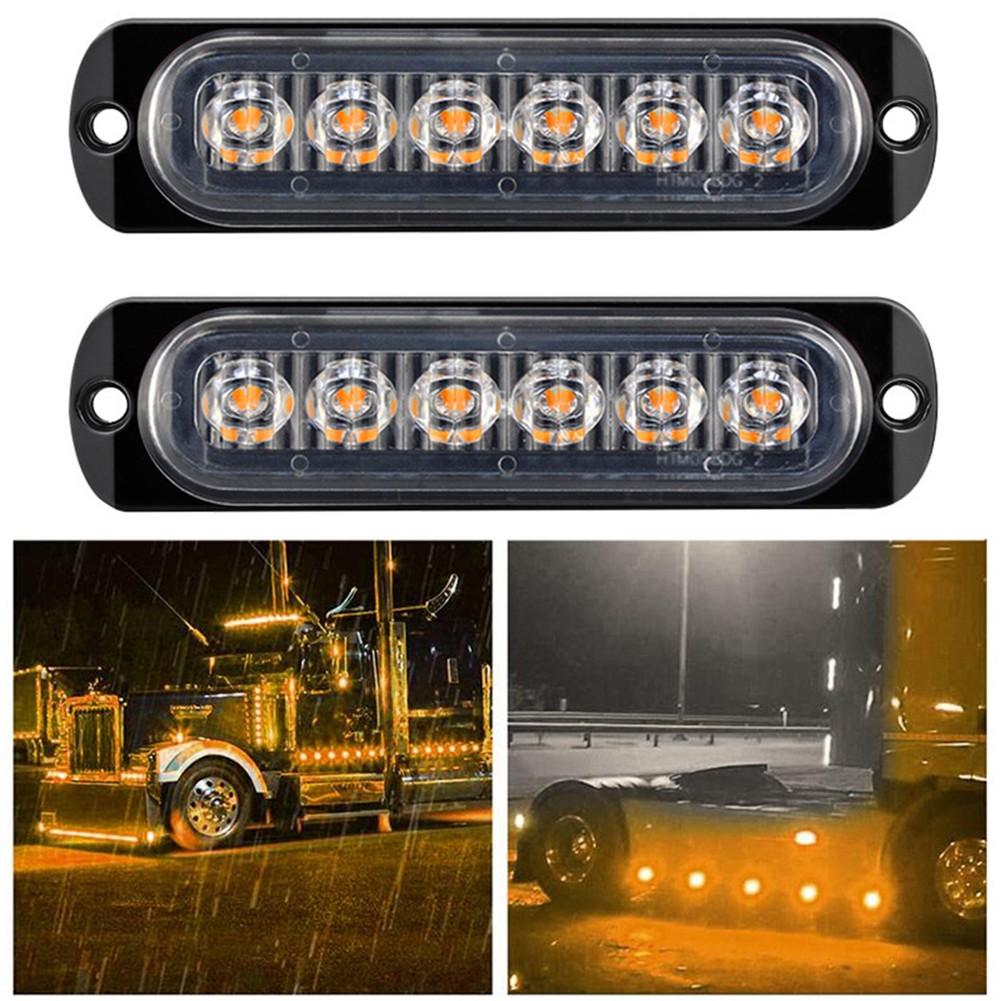 

Янтарные стробоскопы 300г 3030 Светодиодный чип ABS+LED DC12-24V