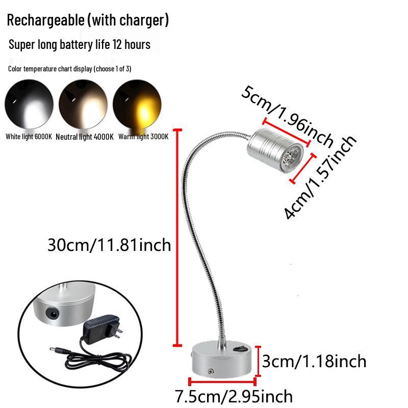 Wireless Jewelry Display Spotlight with Battery