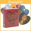 Lovers Oracle Cards Exquisite Heart-shaped Fortune Telling Tarot Deck For Couples