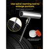 Tire Repair Kit With Plugs Fix Punctures & Plug Flats With Ease - Heavy Duty Flat Tire Puncture Repair Kit For Car, Motorcycle, ATV, UTV, RV,