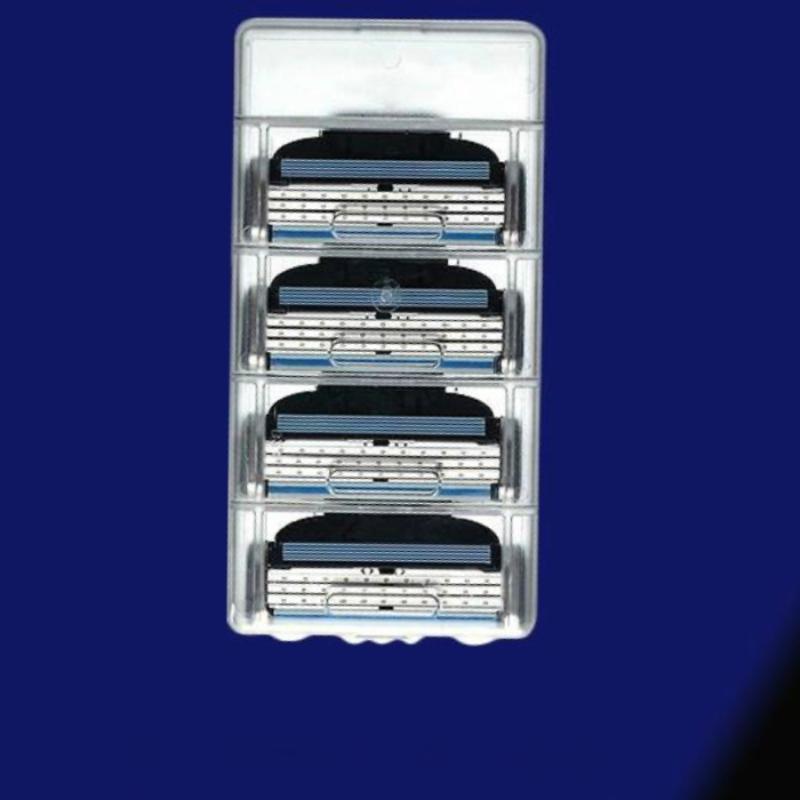 8 Pcs 3 Layers Men Face Razor Blades Shaving Blades Shaver Sharpener Razor Blade