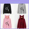 Streetwear Hoodie For Women With Letter Pattern And Cotton Blend For Casual Fall Fashion