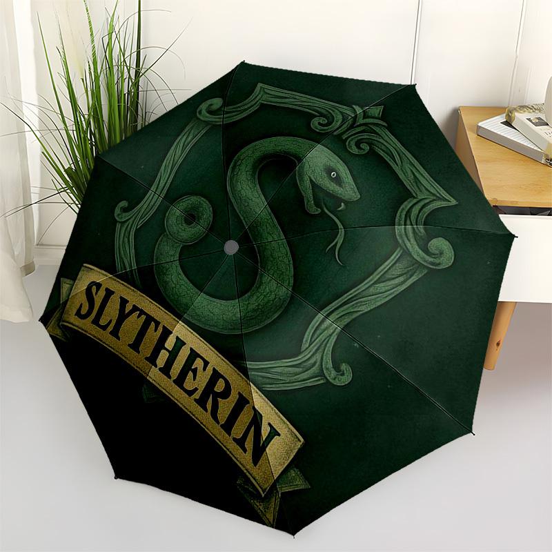 

1pc Slytherin Crest Umbrella with Plastic Handle,Suitable for All Seasons Home Travel Outdoor UmbrellaM1125