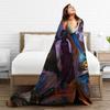 Arcane Vi Jinx Plush Blanket Girls Boys  Flannel Throw Blanket For Living Room Warm Soft Design Quality Bedspread Gift