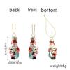 Christmas Decoration Pendant Creative Glass Painted Small Pendant Pendant Atmosphere Scene Arrangement