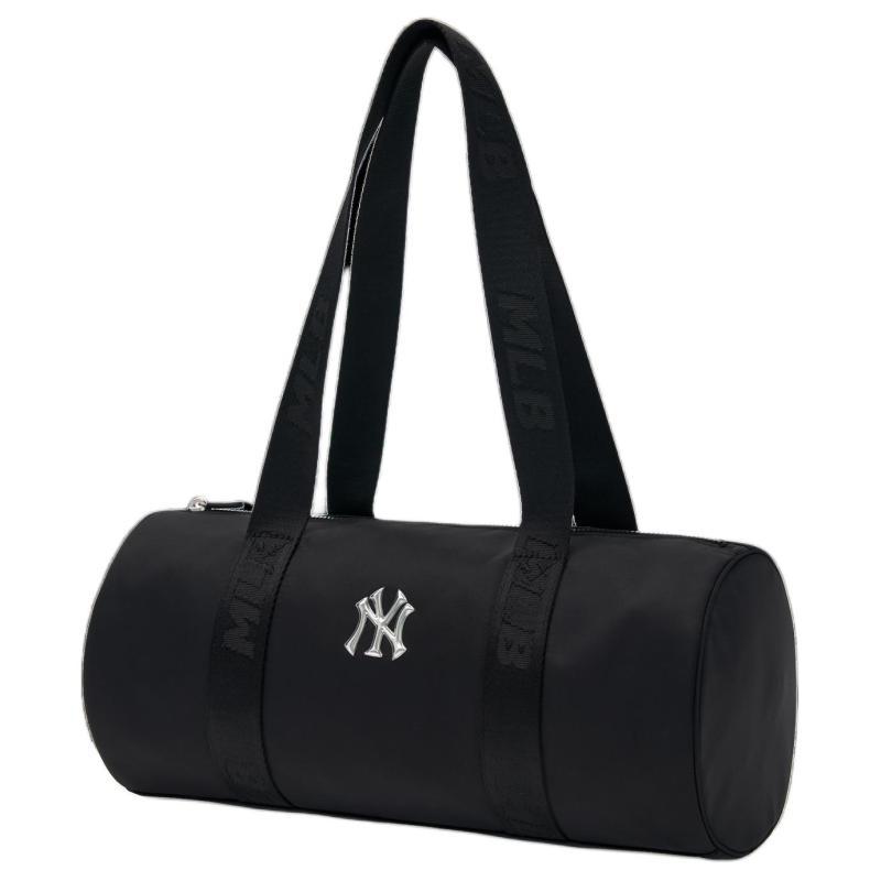 MLB Nylon Portable One Shoulder Travel Bag Regular Unisex Black Casual 3ABQL024N-50BKS