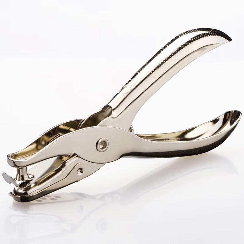Deli 0114 Handheld Puncher серебряный
