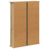 CD Rack 2 Pcs. Artisan Oak 60 x 17 x 92 cm Engineered Wood