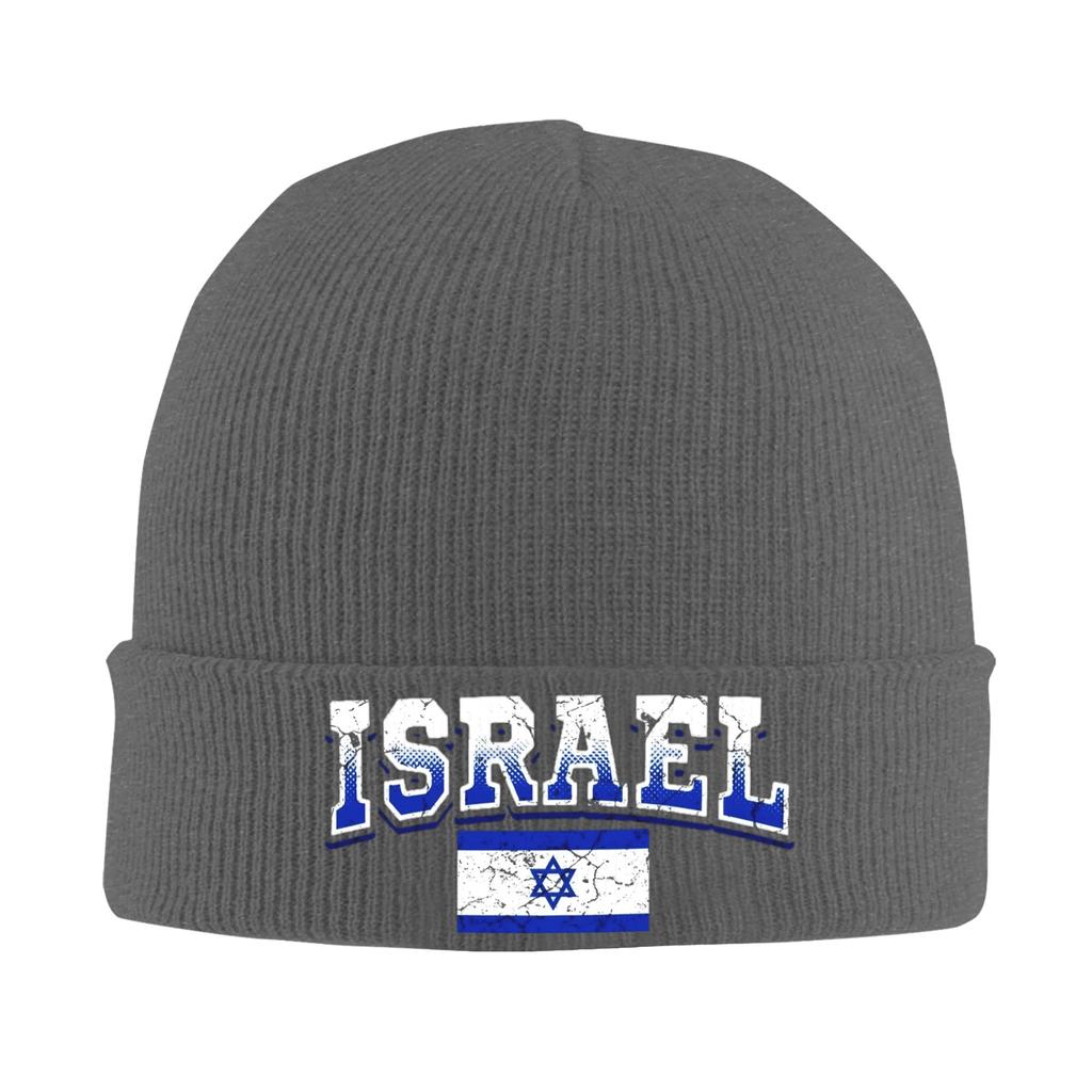Israel Flag Knitted Caps For Women Men Beanie Winter Hat Acrylic Warm Cap