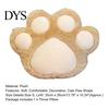 Bed Pillow Throw with Hole High Resilience Cartoon Animal Winter Indoor Cute Cats Paw Warm Hands for Daily Use Plush