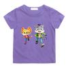 2026 NUOVA La Creature Cases T-shirt per Bambini 100% Cotone Stampa Cartoni Animati 2-12 Anni Unisex Streetwear Manica Corta Casual Girocollo T-shirt