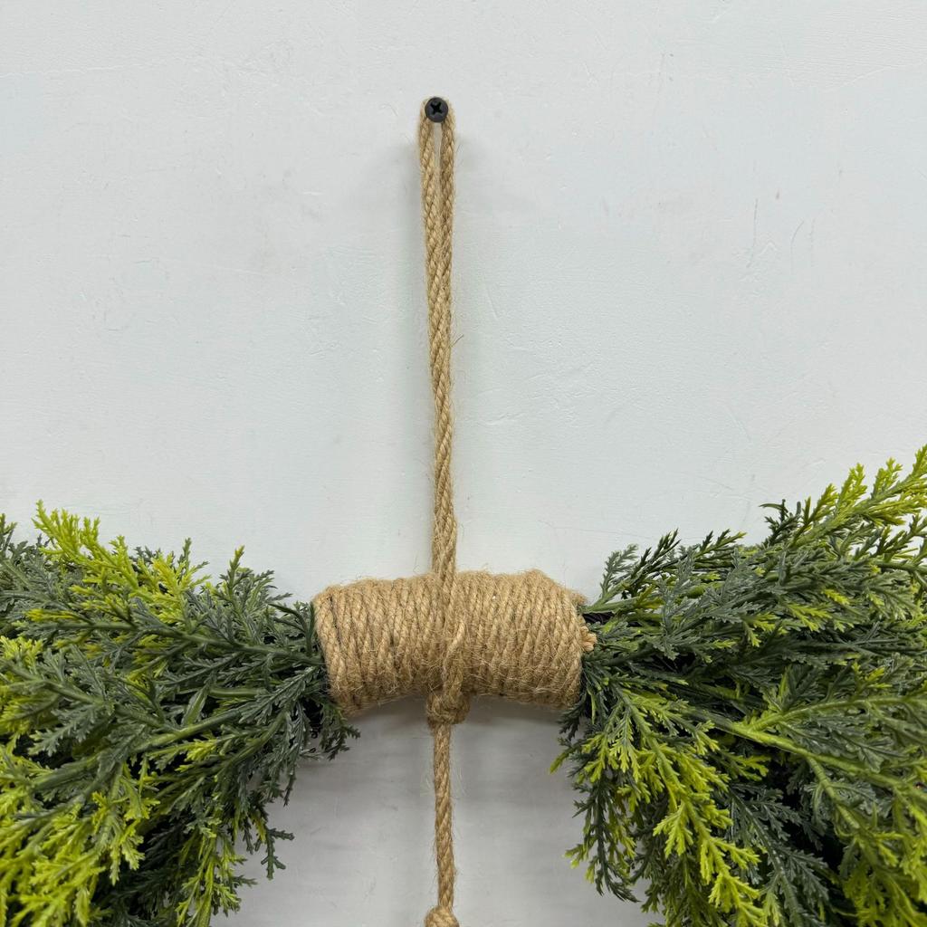 Christmas Decoration Artificial Christmas Wreath For Front Door Bell Garland Wreath Bohemian Pine Garland Door Hanging Window