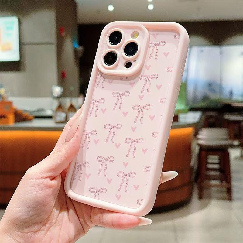 Bowknot Apple iPhone Case for 17Promax/16/15/14/13 - Japanese Korean Ins Style
