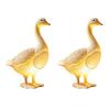 Creative Goose Resin Night Light, Cute Duck Table Lamp with Warm LED Glow, Funny Animal Figurine Decor for Bedroom Bedside, Bar Shelf, Home Office