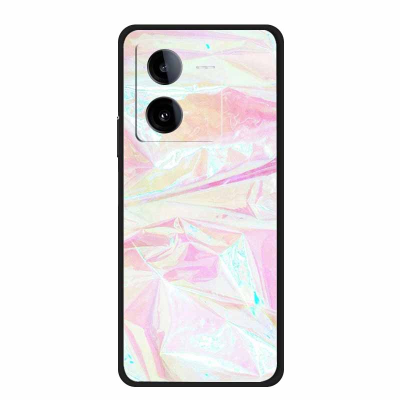 Phone Cover For Vivo iQOO Z8 5G Cases 6.64" Marble Soft TPU Silicone Para for Vivo iQOO Z8 V2314A 2023 Back Case Bumper Fundas