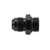 Male Adapter AN6 6AN Fitting Black ORB-6 /-10 /-10 O-ring Boss to AN8 8AN AN1010/ 6061-T6 aluminum  Flare fiting Car Accessories