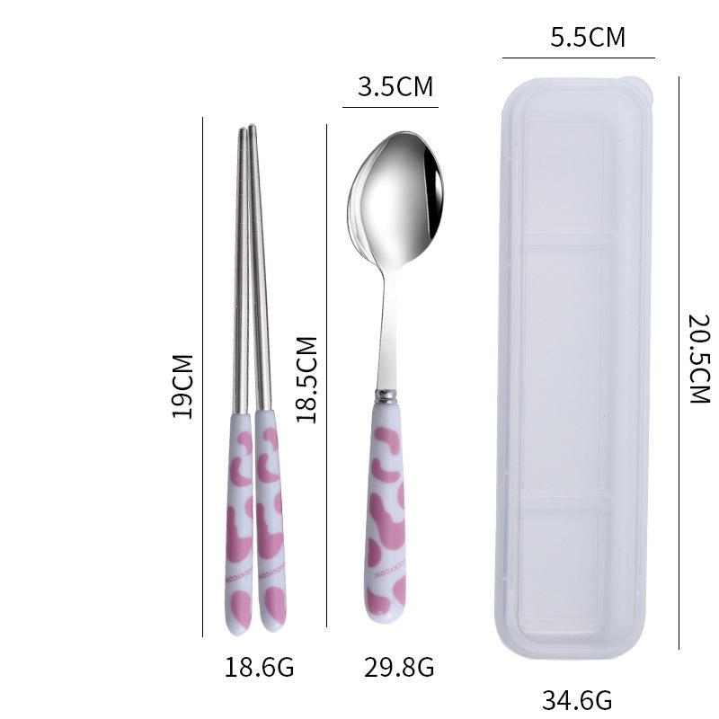 Customizable Stainless Steel Portable Cutlery Set