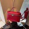 Simple Texture Single Shoulder Messenger Bag Autumn New Trend Niche Fashion Portable Small Square Bag Box Bag