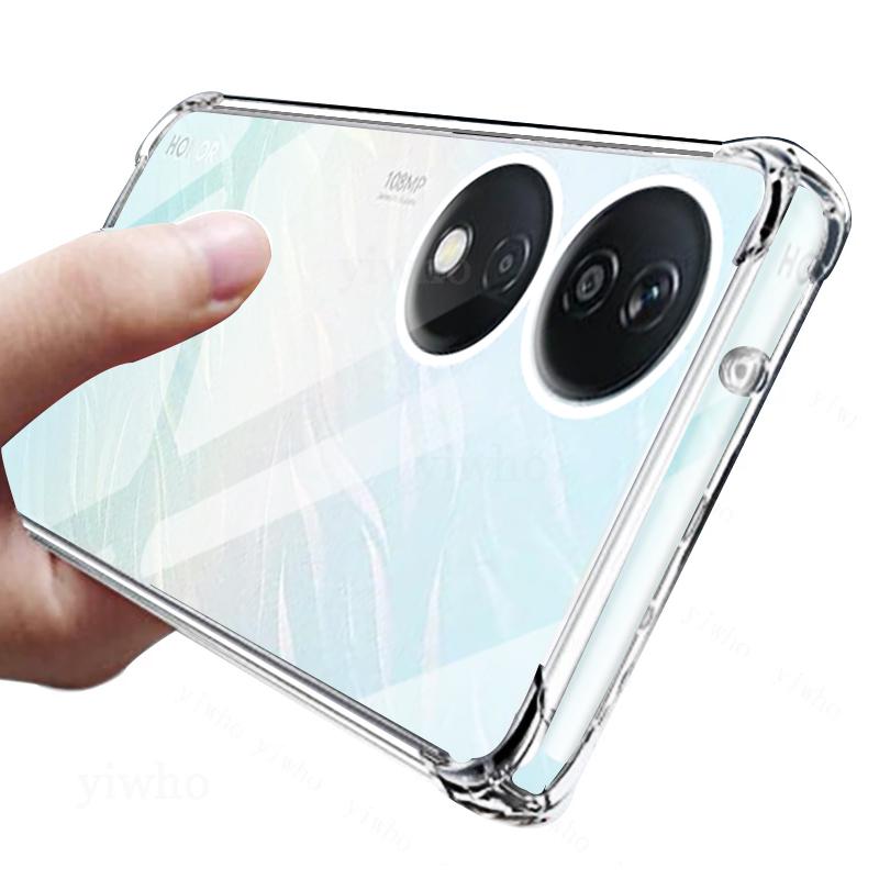 Shockproof Clear Case for Honor X7b CLK-LX1 Soft Silicone Transparent Back Covers for Honor X 7 B X7 7b Phone Protective Camera