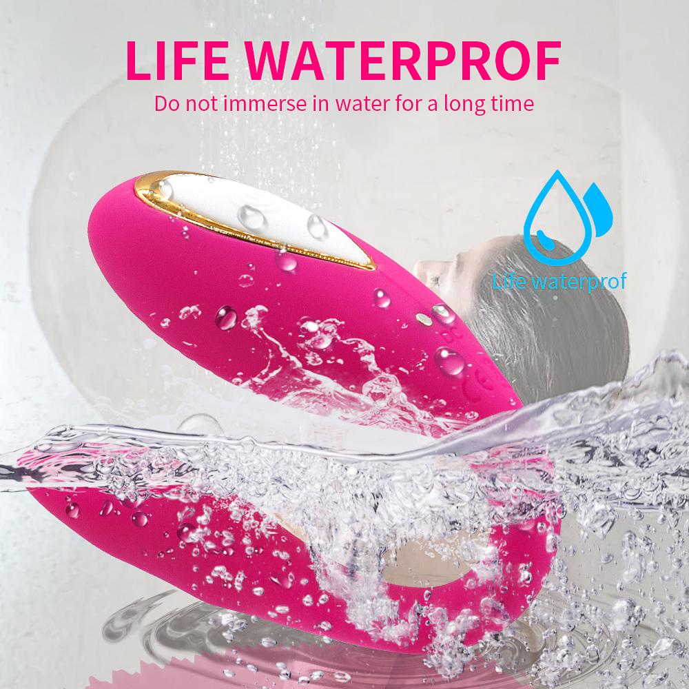 Culotte Vibrante Sans Fil en Forme de U pour Femmes Flexible Pliable Point G Clitoris Masseur Silicone Double Vibration Érotique Jouets Sexuels Couples