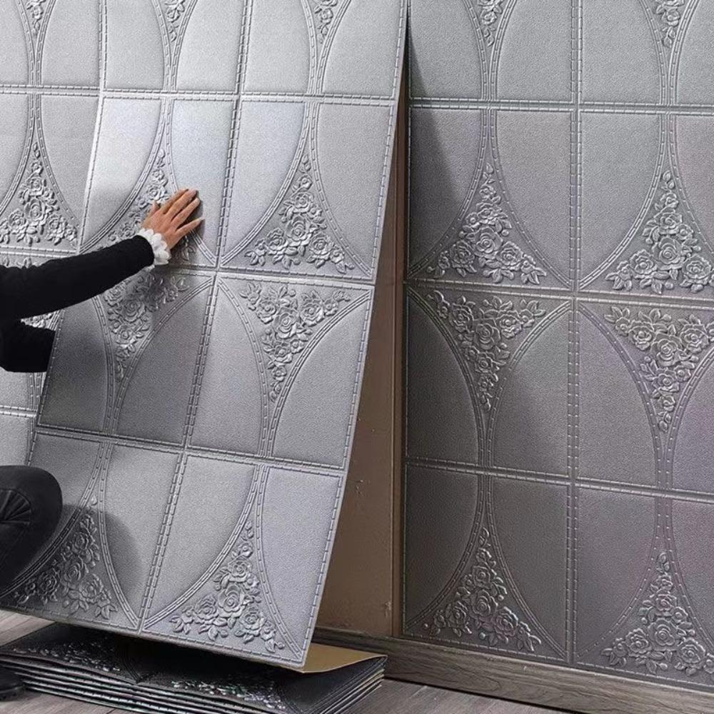 Waterproof Wall Sticker DIY 3D Wallpaper New Foam Wallpaper