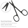 Nose Hair Shears For Personal Care Facial Hair Removal And Ear Nose Eyebrow Trimming Stainless Steel Fine
