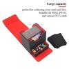 Card Deck Case Holds 100+ with Dice Tray Deck Box Cards Trading Card Storage Box for MTG TCG PTCG Sports Card with 2 Dividers