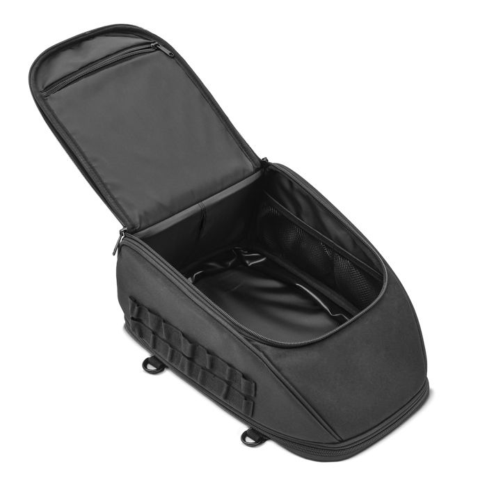 Motorcycle Tank Bag - Craftride Vintage - 9-13L - Faux Leather - Rain Cover Included